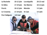 Recherche skippers avec voilier pour WE de l'association Grand Largue
