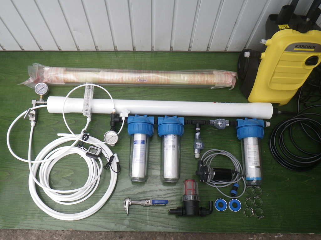 Filtre de pluie avec filtre de tuyau d'évacuation, réducteur KG HT 110 mm :  : Jardin